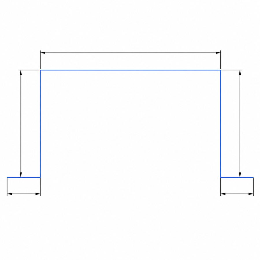 Plano técnico Porta estaca