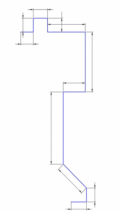 Plano técnico Porta luz doble rodado